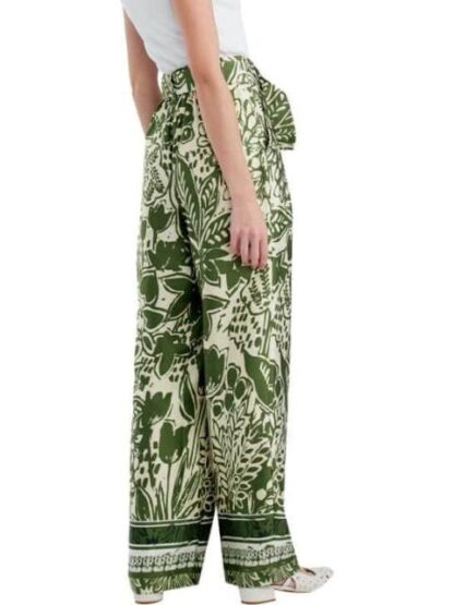 PANTALON CINTURA REGULAR VERDE HOLLY LAND - Image 5