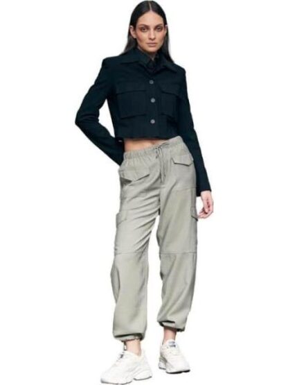 PANTALON CINTURA REGULAR VERDE OLIVO HOLLY LAND - Image 2