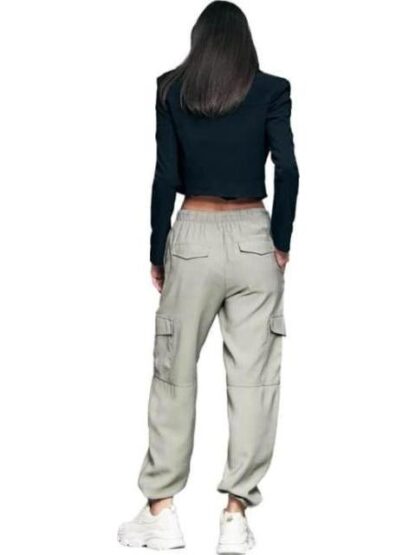 PANTALON CINTURA REGULAR VERDE OLIVO HOLLY LAND - Image 3