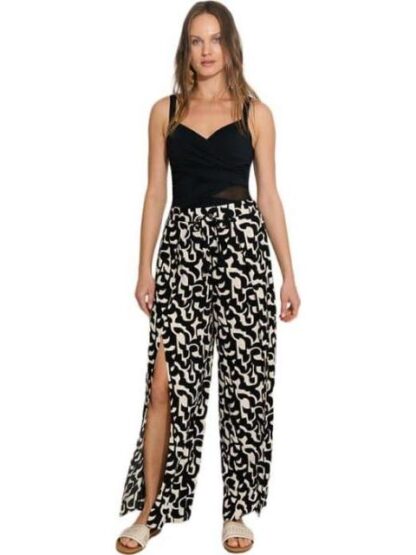 PANTALON CON ABERTURA NEGRO PRIMARK