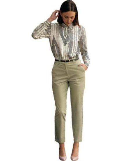 PANTALON CON CINTURON AZUL MENTA HOLLY LAND