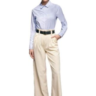 PANTALON CON CINTURON MARFIL HOLLY LAND