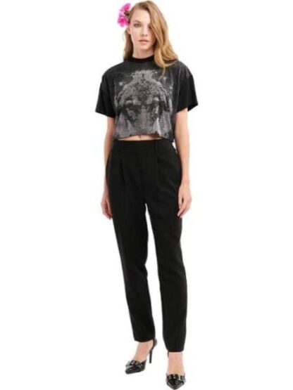 PANTALON DAMA CONTEMPORANEA NEGRO YAELI FASHION