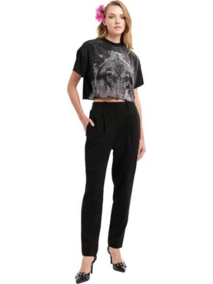 PANTALON DAMA CONTEMPORANEA NEGRO YAELI FASHION - Image 2
