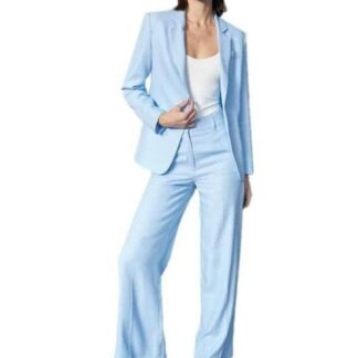 PANTALON DE LINO AZUL HOLLY LAND
