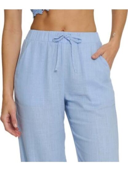 PANTALON DE LINO AZUL HOLLY LAND - Image 5