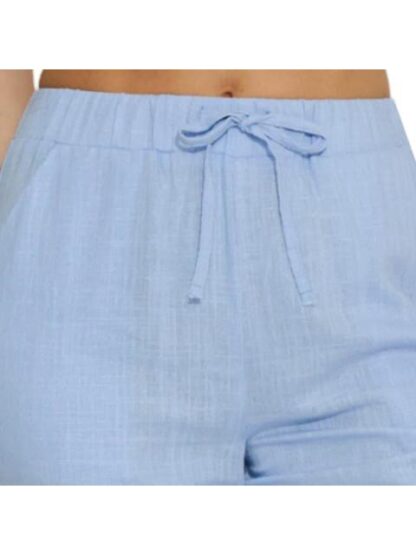 PANTALON DE LINO AZUL HOLLY LAND - Image 6