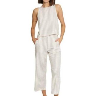 PANTALON DE LINO BEIGE HOLLY LAND