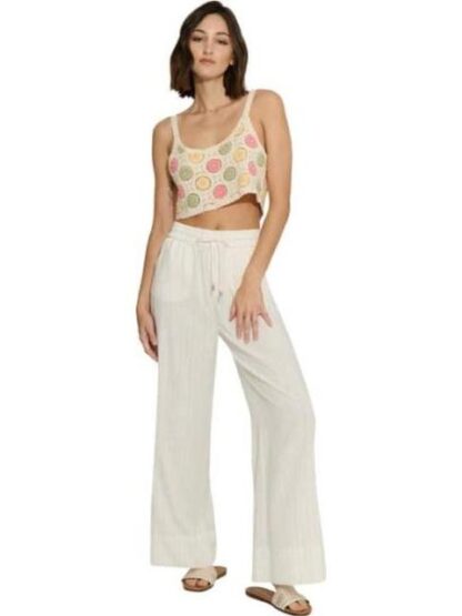 PANTALON DE LINO BEIGE HOLLY LAND - Image 2