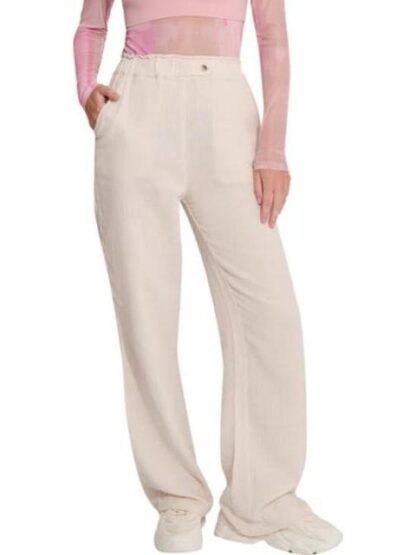 PANTALON DE LINO BEIGE HOLLY LAND - Image 2