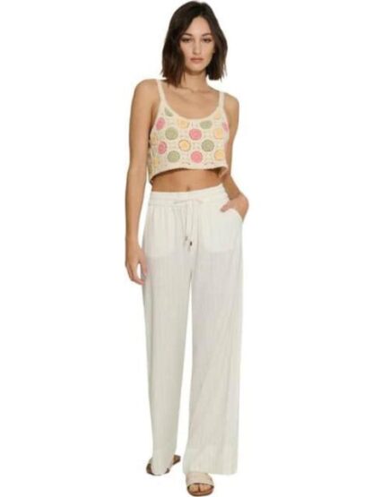 PANTALON DE LINO BEIGE HOLLY LAND - Image 3