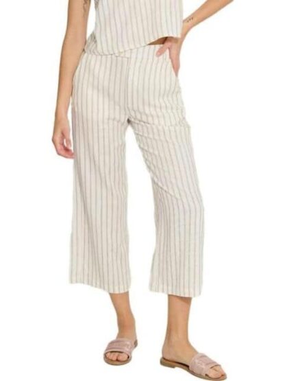 PANTALON DE LINO BEIGE HOLLY LAND - Image 4