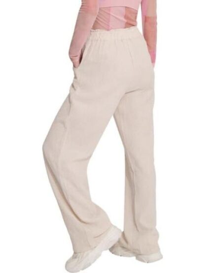 PANTALON DE LINO BEIGE HOLLY LAND - Image 4