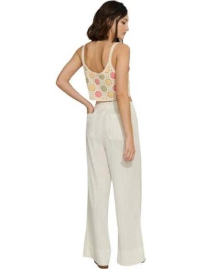 PANTALON DE LINO BEIGE HOLLY LAND - Image 5