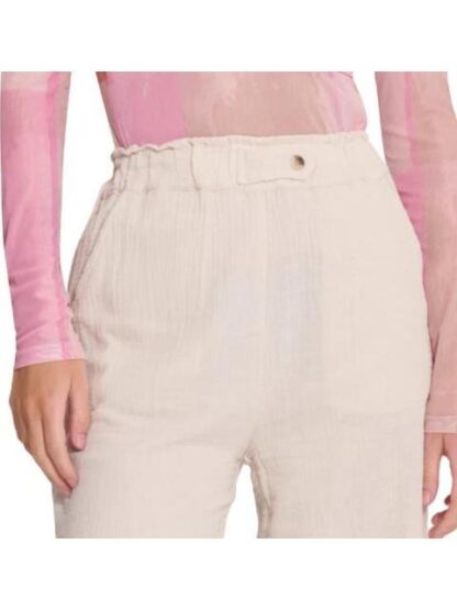 PANTALON DE LINO BEIGE HOLLY LAND - Image 6