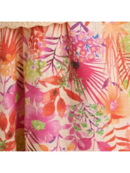 PANTALON DE LINO ESTAMPADO MULTICOLOR HOLLY LAND KIDS - Image 6