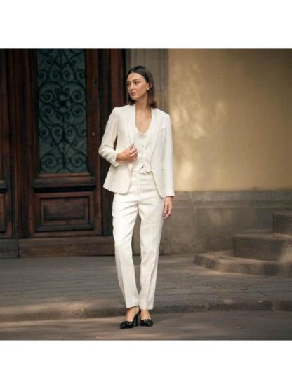 PANTALON DE LINO MARFIL HOLLY LAND - Image 6