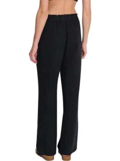 PANTALON DE LINO NEGRO HOLLY LAND - Image 5