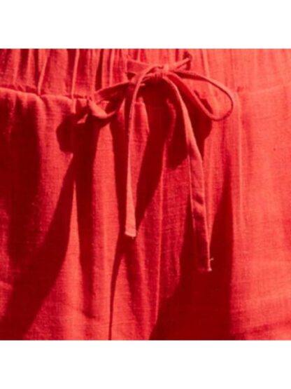 PANTALON DE LINO ROJO HOLLY LAND - Image 6