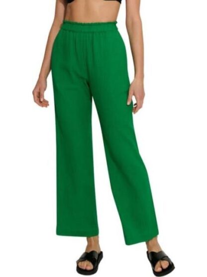 PANTALON DE LINO VERDE HOLLY LAND - Image 2