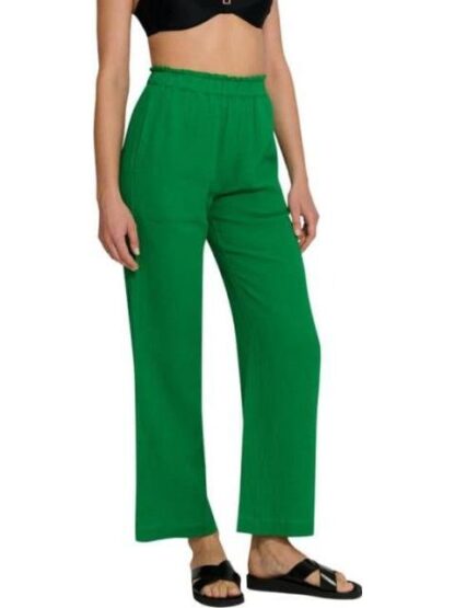 PANTALON DE LINO VERDE HOLLY LAND - Image 4