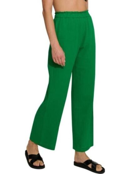 PANTALON DE LINO VERDE HOLLY LAND - Image 5