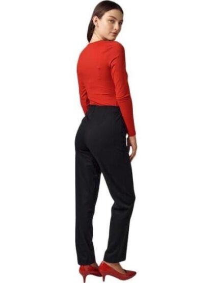 PANTALON DE VESTIR CINTURA ALTA NEGRO HOLLY LAND - Image 2