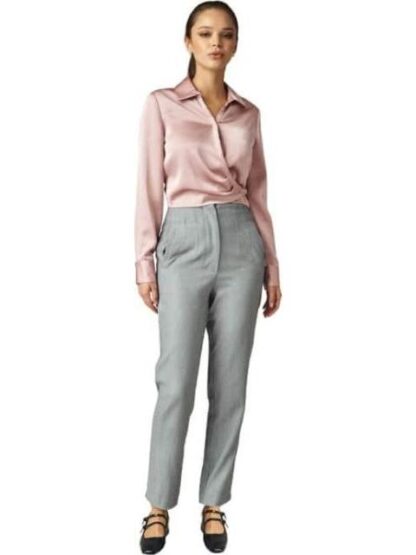 PANTALON DE VESTIR GRIS HOLLY LAND