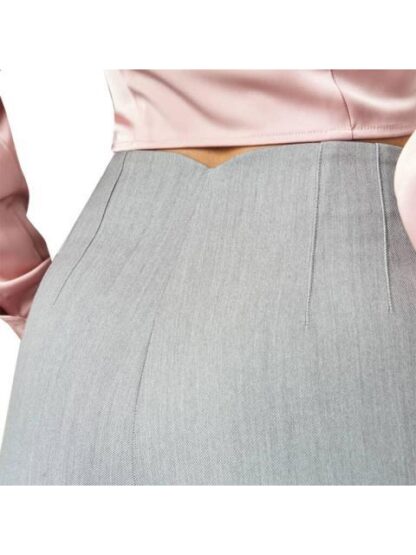 PANTALON DE VESTIR GRIS HOLLY LAND - Image 6