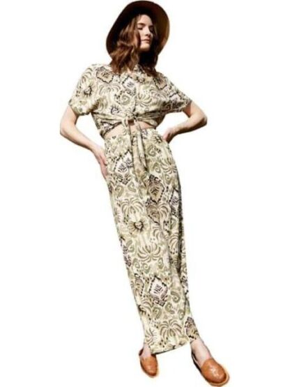 PANTALON ESTAMPADO VERDE OLIVO HOLLY LAND