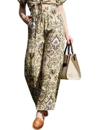 PANTALON ESTAMPADO VERDE OLIVO HOLLY LAND - Image 2