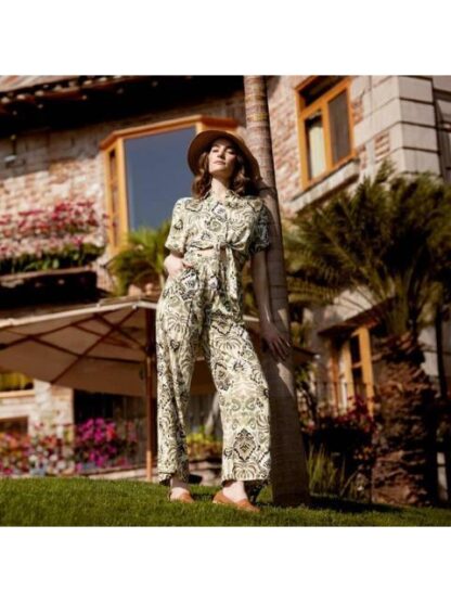 PANTALON ESTAMPADO VERDE OLIVO HOLLY LAND - Image 6