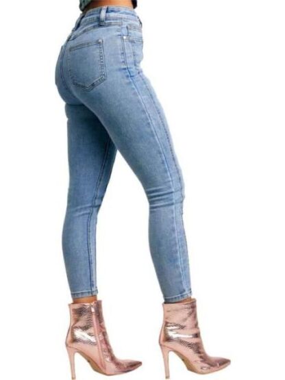 JEANS CINTURA SUPERALTA GRIS ATMOSPHERE DNM - Image 4