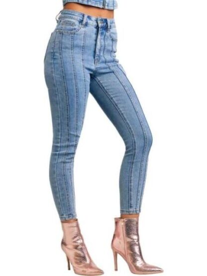 JEANS CINTURA SUPERALTA GRIS ATMOSPHERE DNM - Image 5