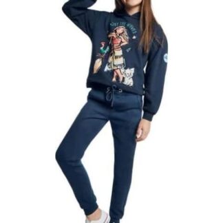 PANTALON JOGGER AZUL MEZCLILLA HOLLY LAND KIDS
