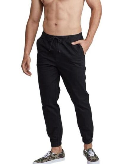 PANTALON JOGGER CINTURA REGULAR NEGRO NEXT CO