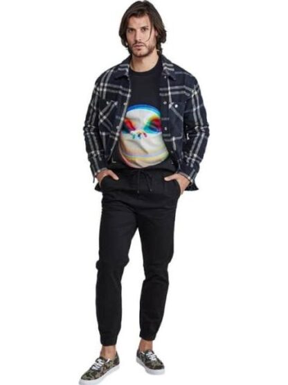 PANTALON JOGGER CINTURA REGULAR NEGRO NEXT CO - Image 3