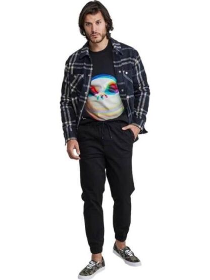 PANTALON JOGGER CINTURA REGULAR NEGRO NEXT CO - Image 5
