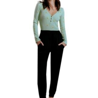 PANTALON JOGGER NEGRO HOLLY LAND