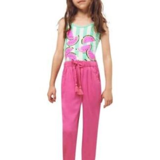 PANTALON JOGGER ROSA HOLLY LAND KIDS