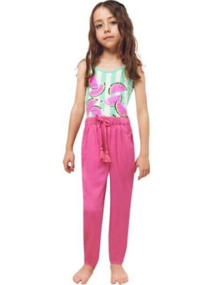 PANTALON JOGGER ROSA HOLLY LAND KIDS