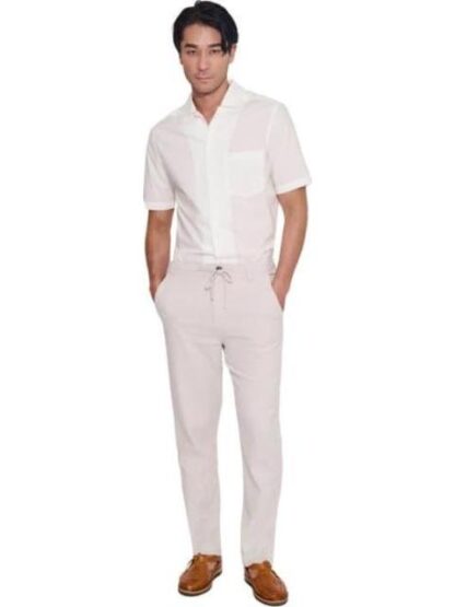 PANTALON LINO BEIGE D.E.E.P SELECTION