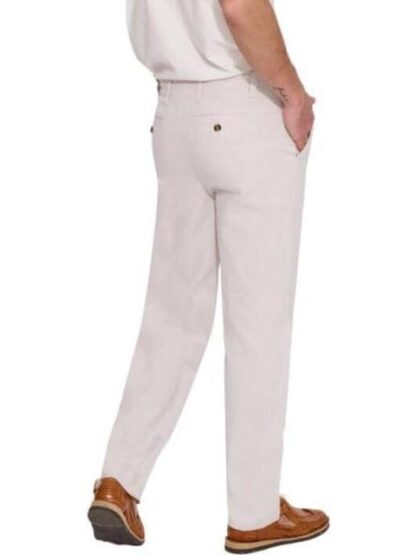 PANTALON LINO BEIGE D.E.E.P SELECTION - Image 2