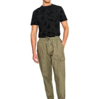 PANTALON LINO VERDE OLIVO NEXT CO