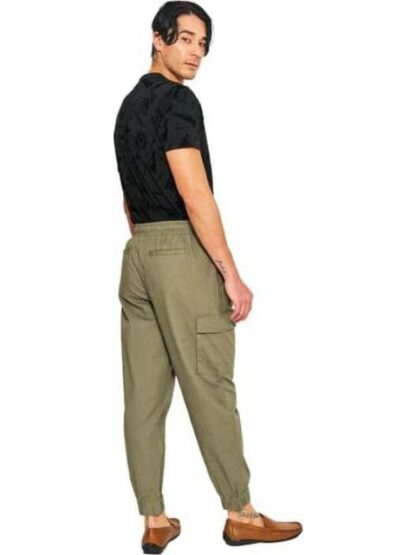 PANTALON LINO VERDE OLIVO NEXT CO - Image 5