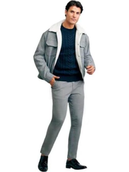 PANTALON LISO GRIS D.E.E.P SELECTION