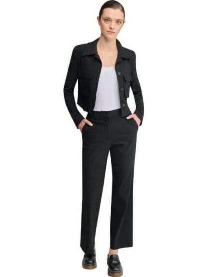 PANTALON LISO STRETCH NEGRO HOLLY LAND - Image 3