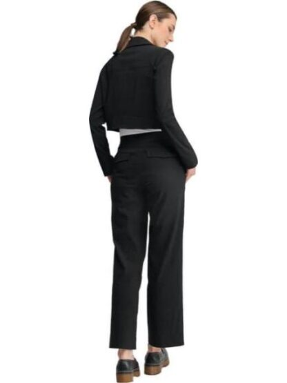 PANTALON LISO STRETCH NEGRO HOLLY LAND - Image 4