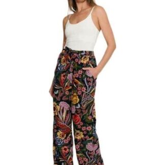 PANTALON PIERNA ANCHA AZUL MARINO PRIMARK