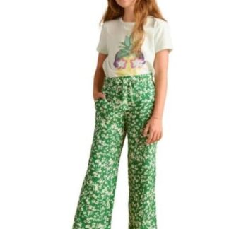 PANTALON PIERNA ANCHA VERDE HOLLY LAND KIDS